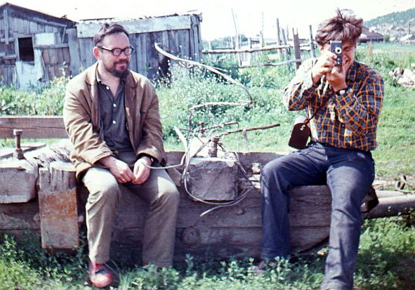 Камчатка, посёлок Тигиль, 1973 год: Александр Павлович Володин, Алексей Головастиков